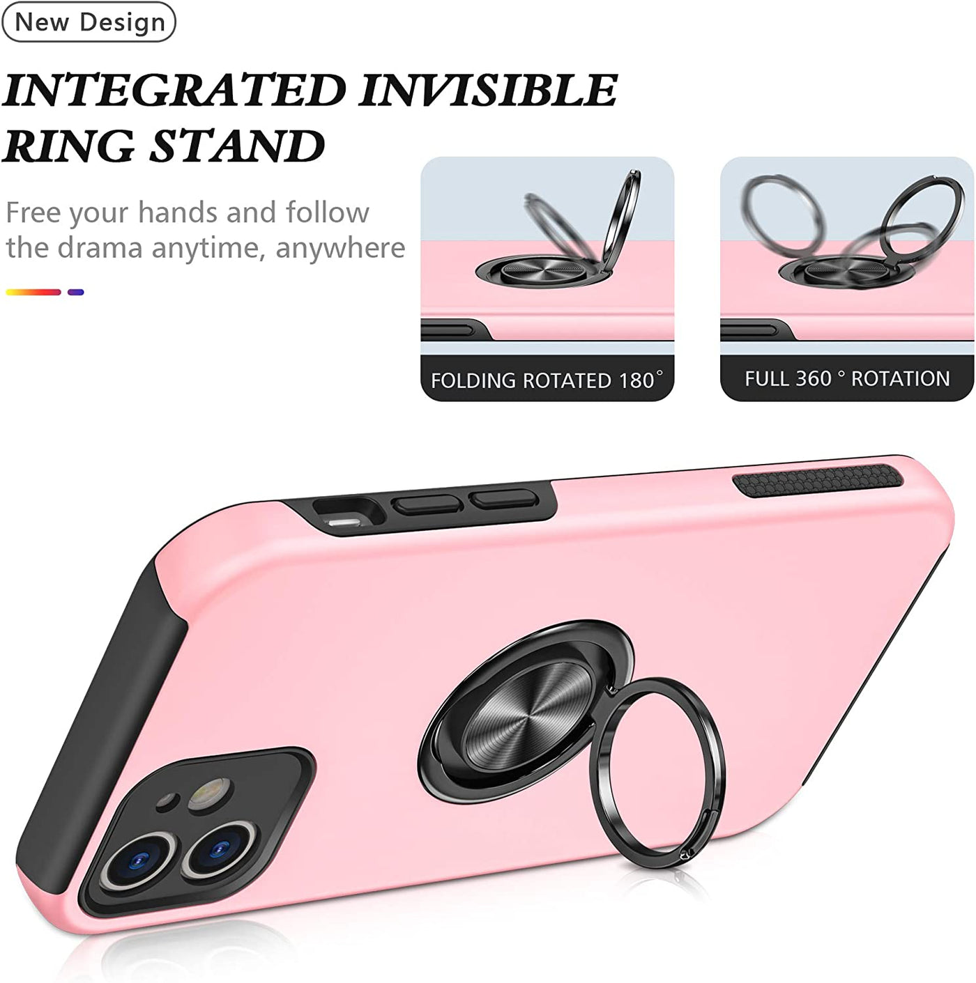 Ring Case iPhone 11 Light Pink 23