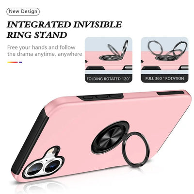 Ring Case iPhone 16 Pink 33