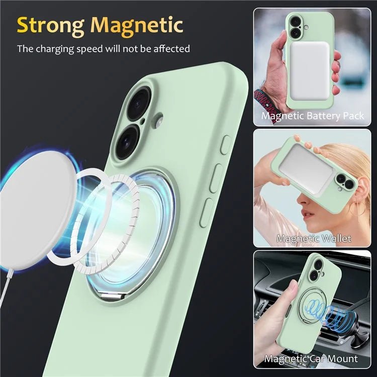 Ring MagSafe Case iPhone 16 Light Green 18