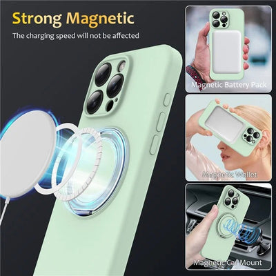 Ring MagSafe Case iPhone 16 Pro Max Light Green 18