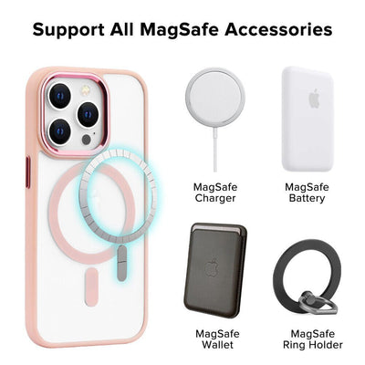 Slim MagSafe Case iPhone 12 / iPhone 12 Pro Baby Pink 4