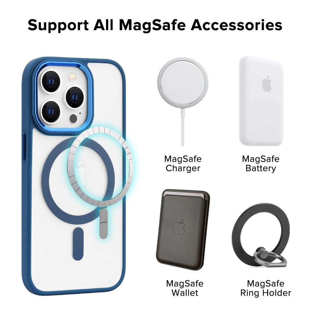 Slim MagSafe Case iPhone 12 / iPhone 12 Pro Blue 20