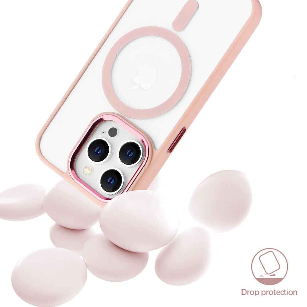 Slim MagSafe Case iPhone 12 / iPhone 12 Pro Baby Pink 5