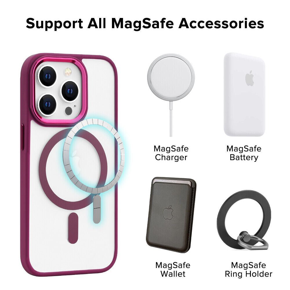 Slim MagSafe Case iPhone 12 / iPhone 12 Pro Wine 31