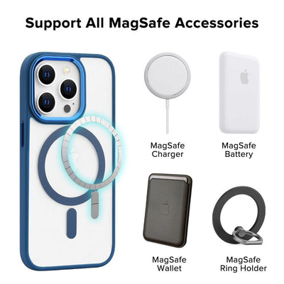 Slim MagSafe Case iPhone 14 Pro Max Blue 20