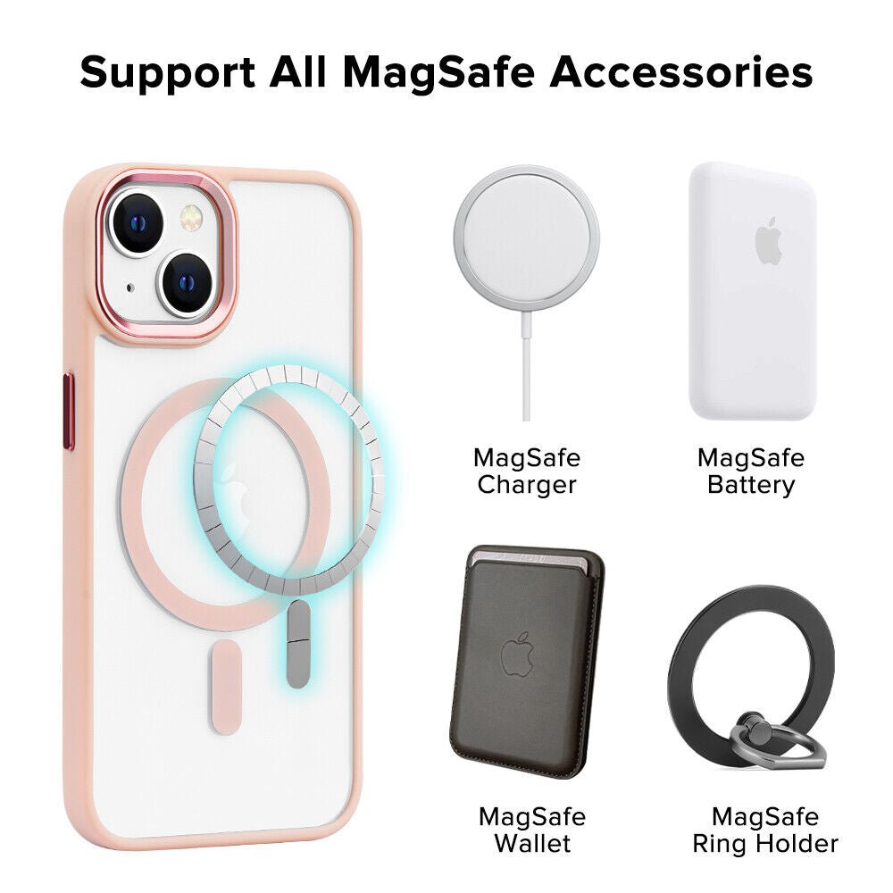 Slim MagSafe Case iPhone 15 Baby Pink 14