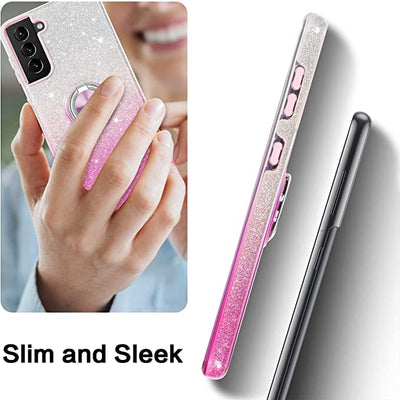 Stylish case Galaxy A15 Pink Glitter 4