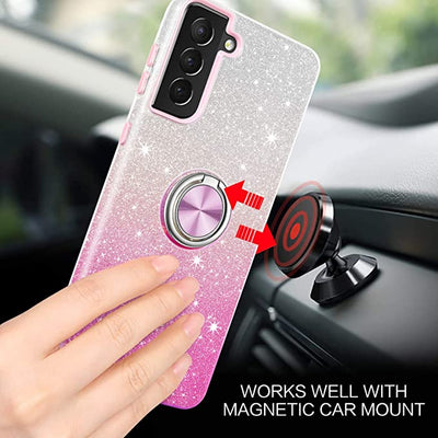 Stylish case Galaxy A15 Pink Glitter 3