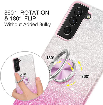 Stylish case Galaxy A15 Pink Glitter 2