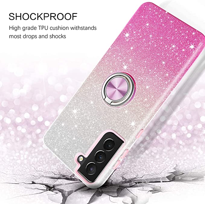 Stylish case Galaxy A15 Pink Glitter 5