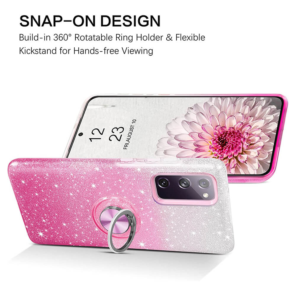 Stylish case Galaxy A53 5G Pink Glitter 4