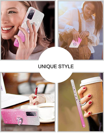 Stylish case Galaxy A53 5G Pink Glitter 6