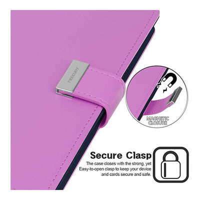 Wallet with card slots Galaxy S22+ Purple 12