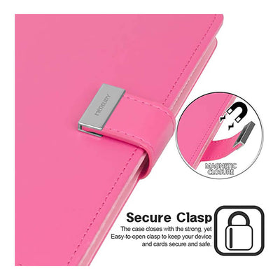 Wallet with card slots Galaxy S22+ Pink 8