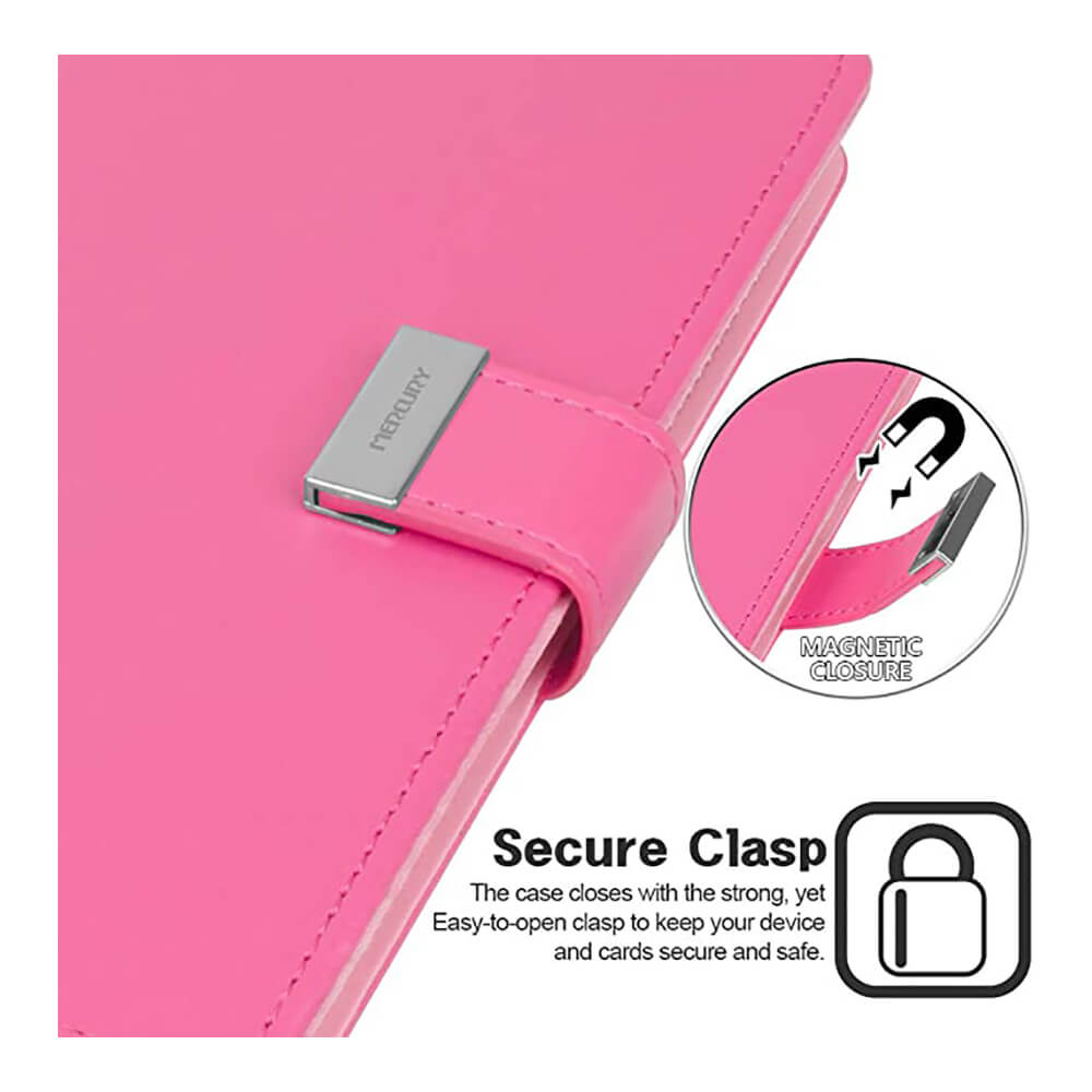 Wallet with card slots Galaxy S23 Pink 8