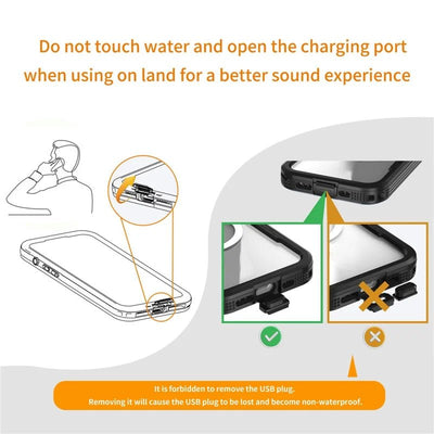 Waterproof iPhone 16 Pro Black 16