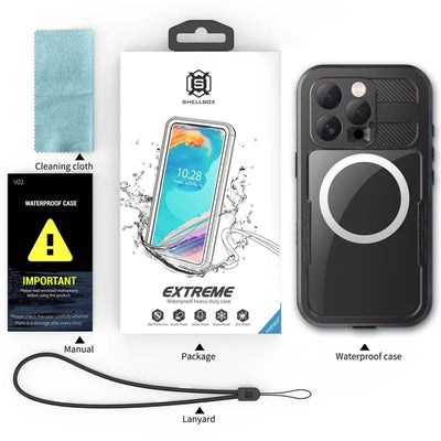 Waterproof iPhone 16 Pro Black 17