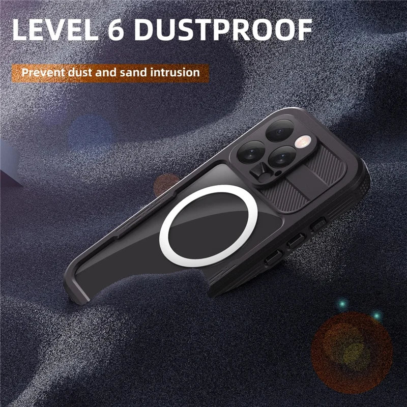 Waterproof iPhone 16 Pro Black 8