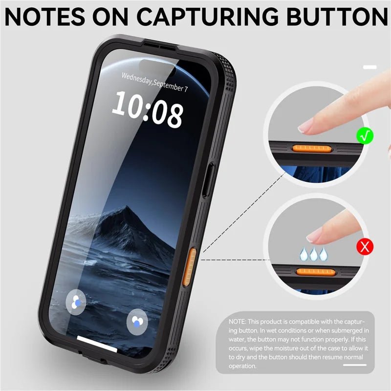 Waterproof iPhone 17 Pro Max Black 14