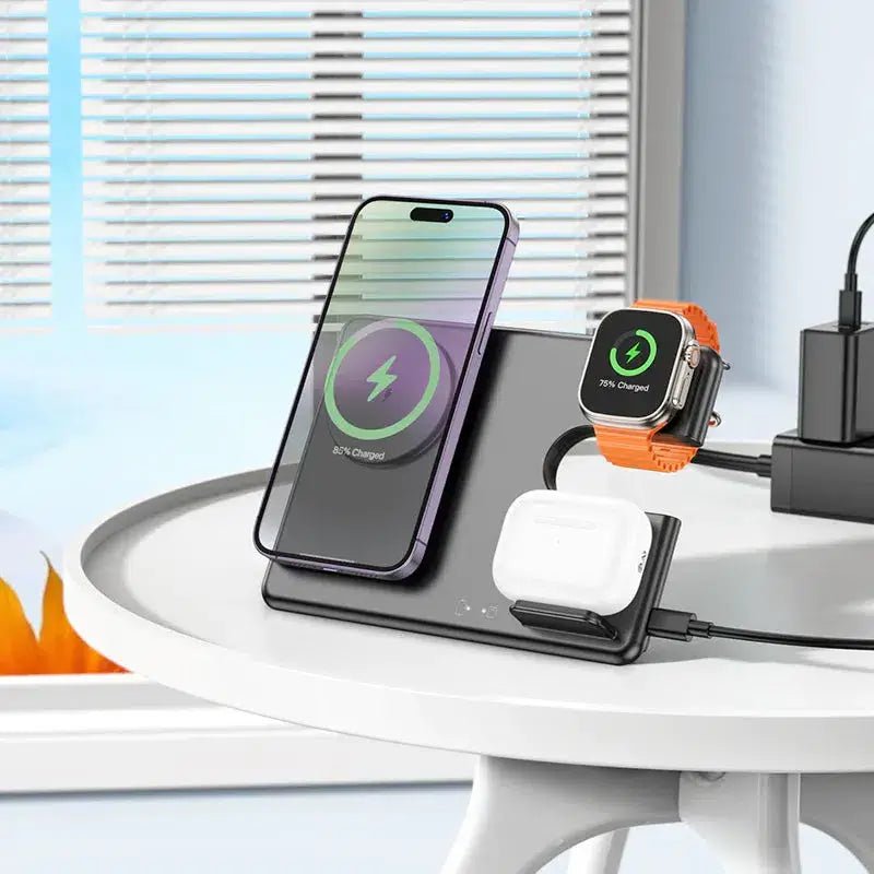 3 in 1 Charging Station for Apple (15w) - Wireless Charger