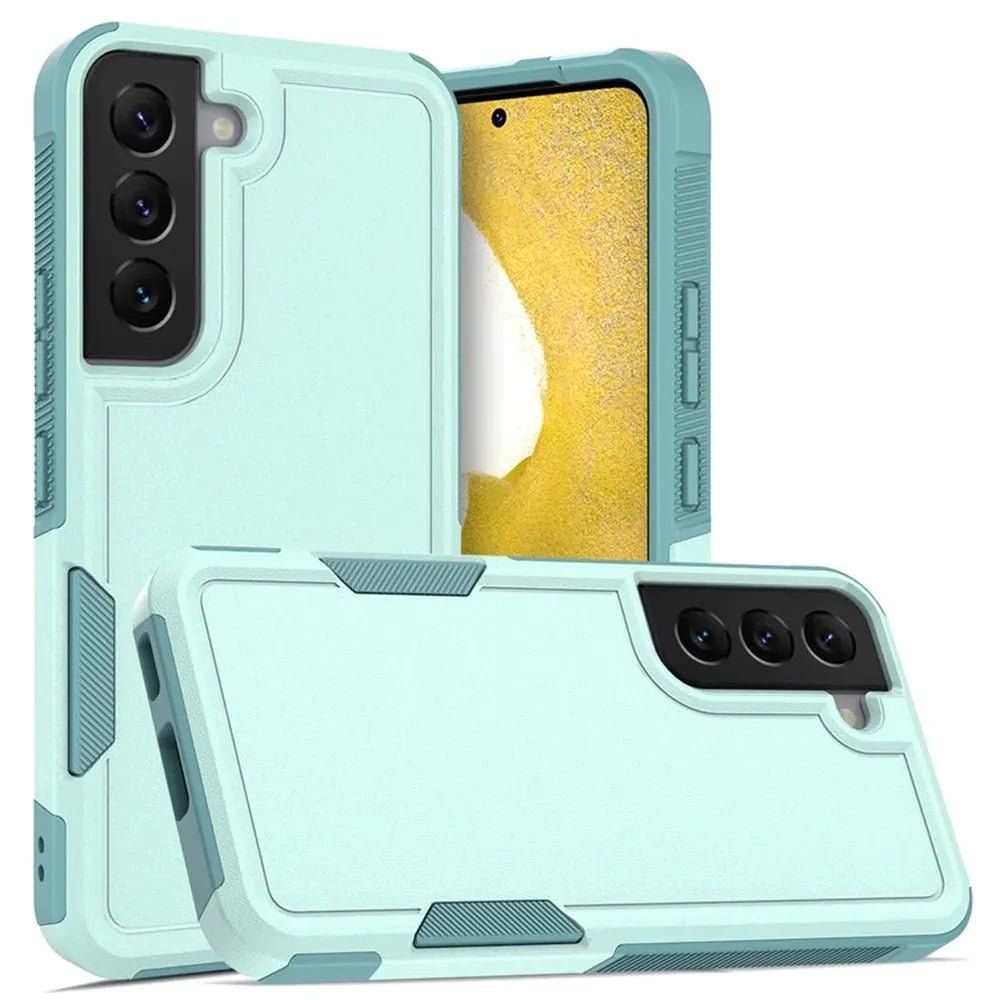 Samsung Galaxy S21 FE Teal Dual Layer Protective Case