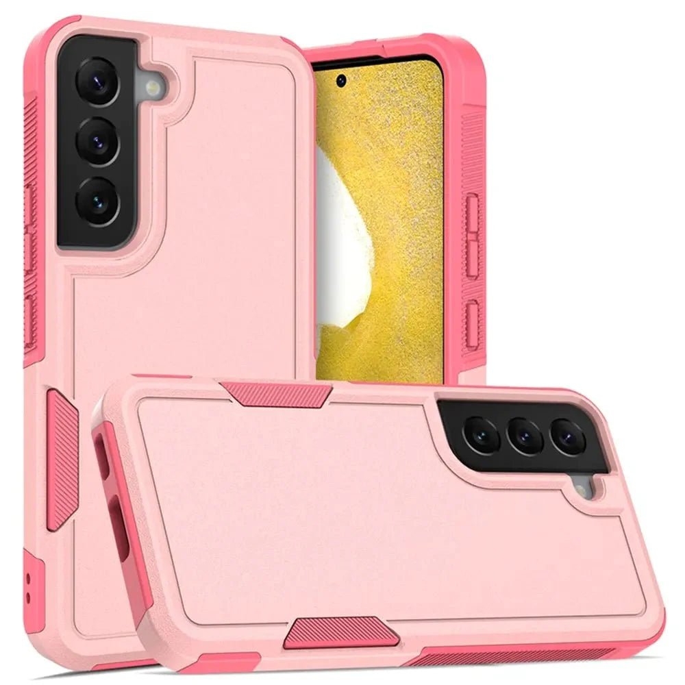 Samsung Galaxy S21 FE Pink Dual Layer Protective Case