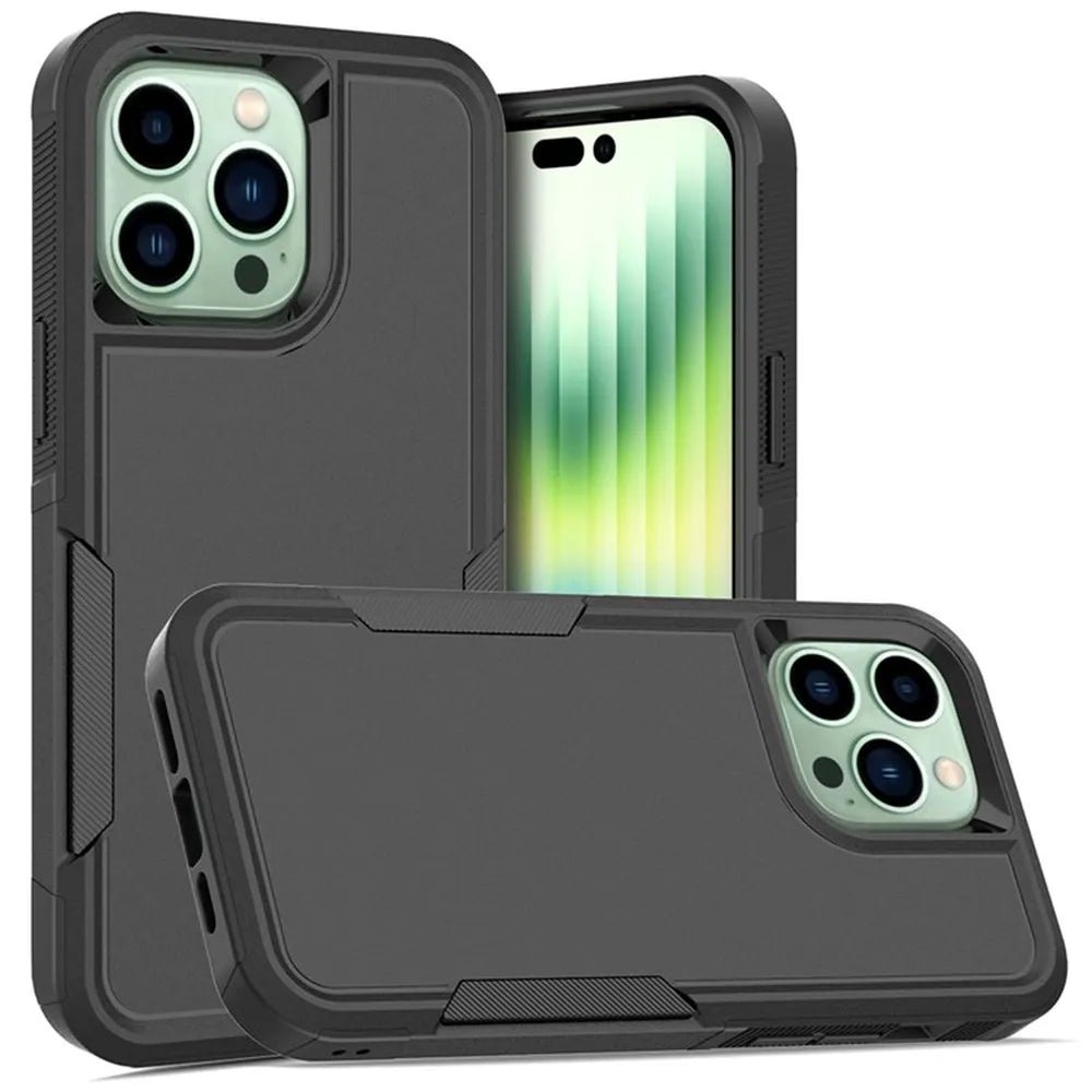 iPhone 13 Pro Black Dual Layer Protective Case