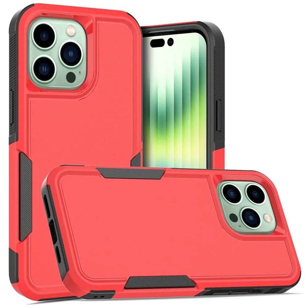 iPhone 13 Pro Max Red Dual Layer Protective Case