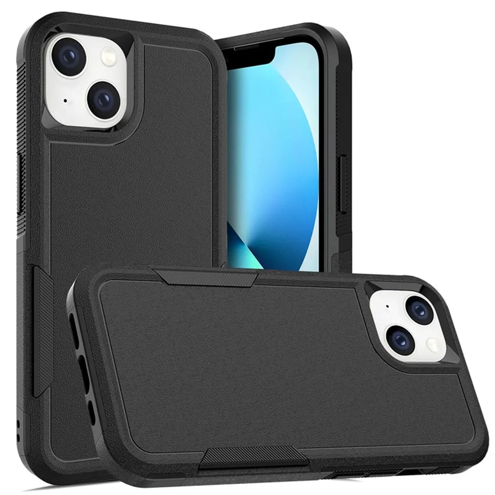 iPhone 14 Black Dual Layer Protective Case