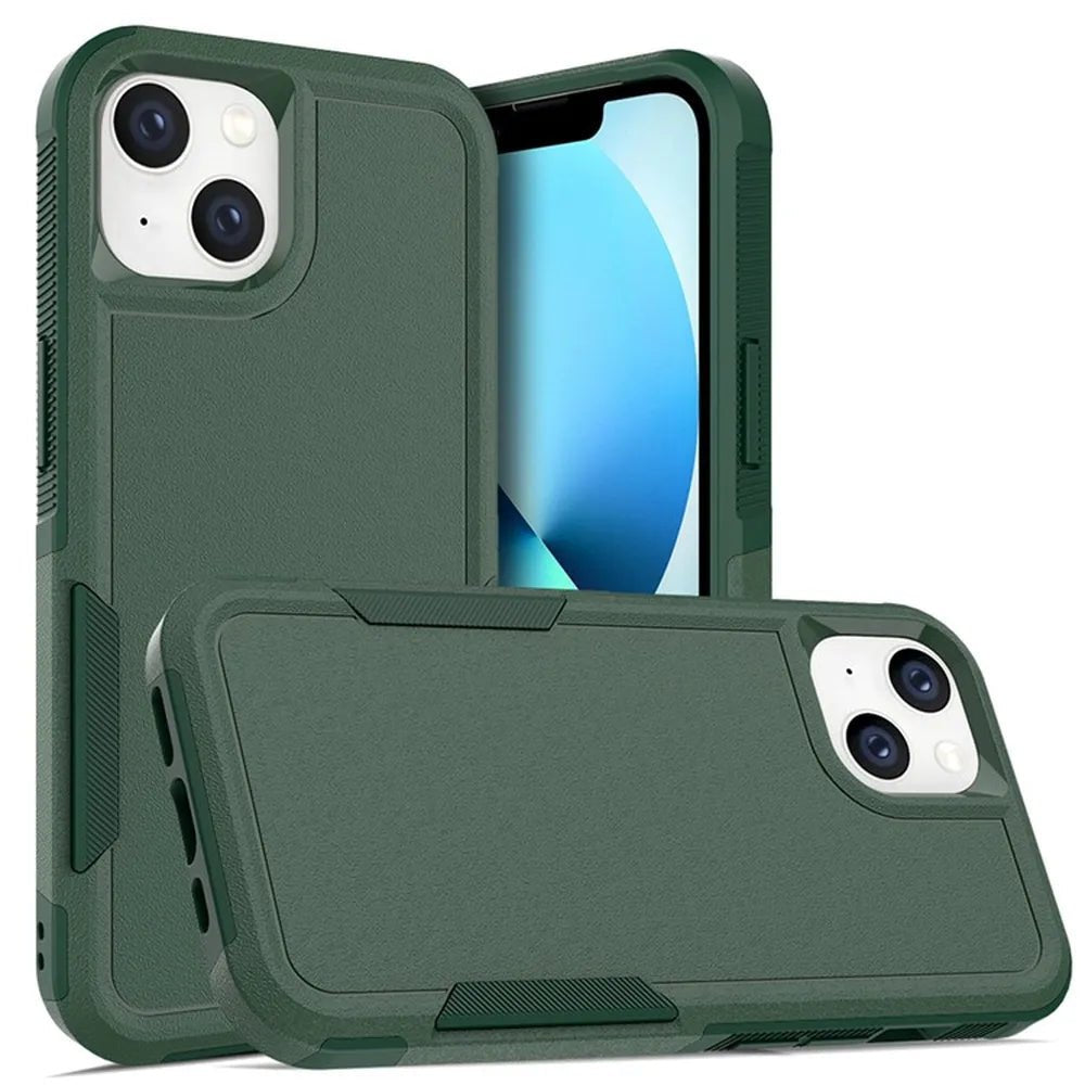 iPhone 14 Green Dual Layer Protective Case