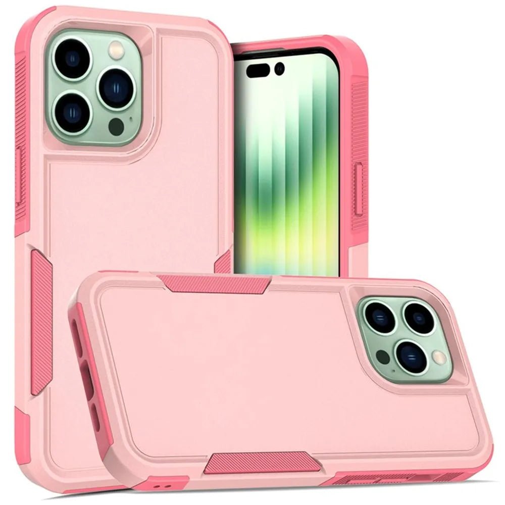 iPhone 14 Pro Pink Dual Layer Protective Case