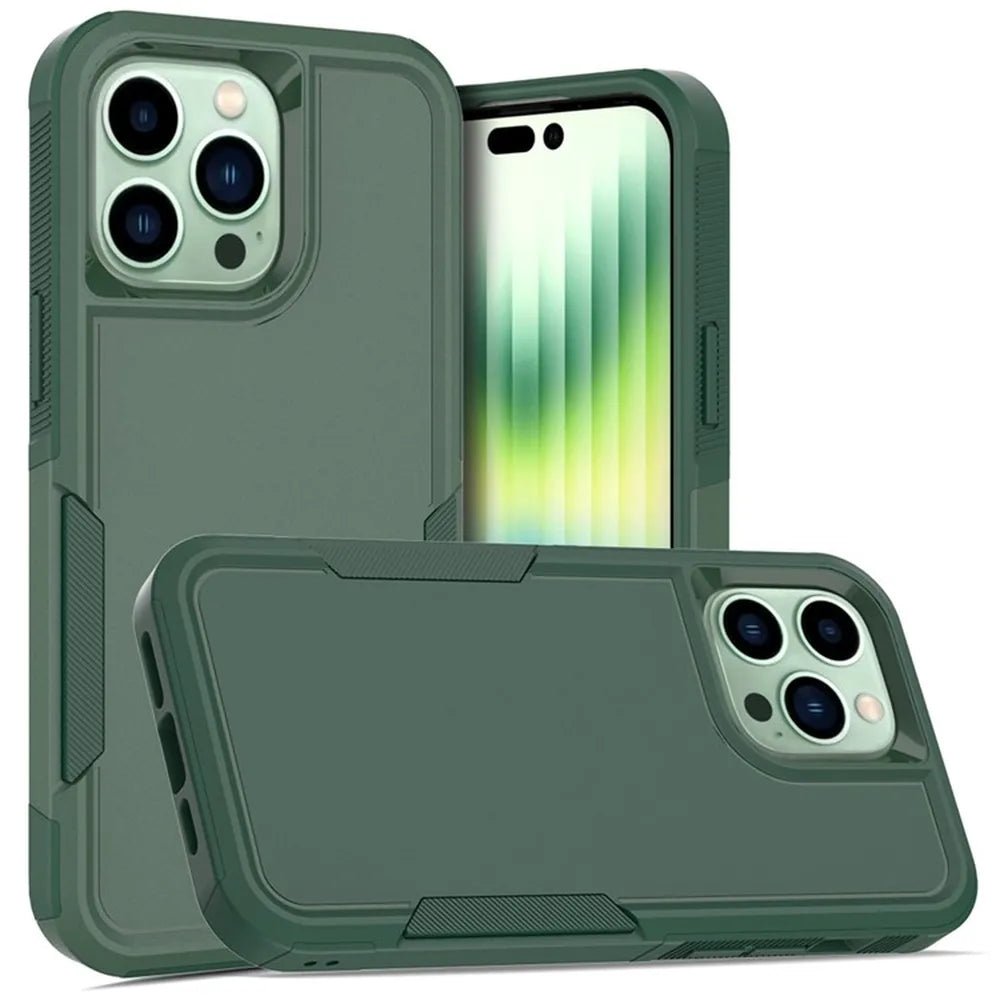 iPhone 14 Pro Green Dual Layer Protective Case
