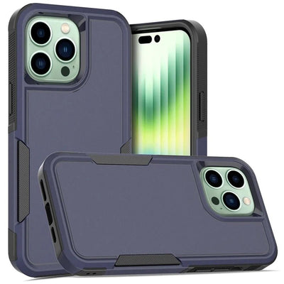 iPhone 14 Pro Max Blue Dual Layer Protective Case
