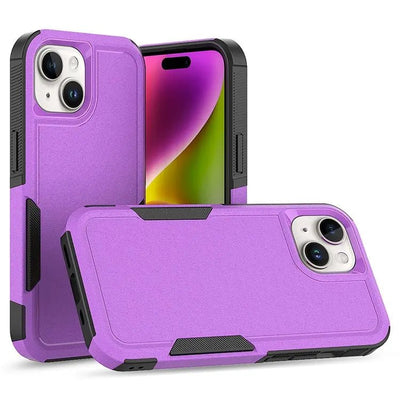 iPhone 15 Purple Dual Layer Protective Case