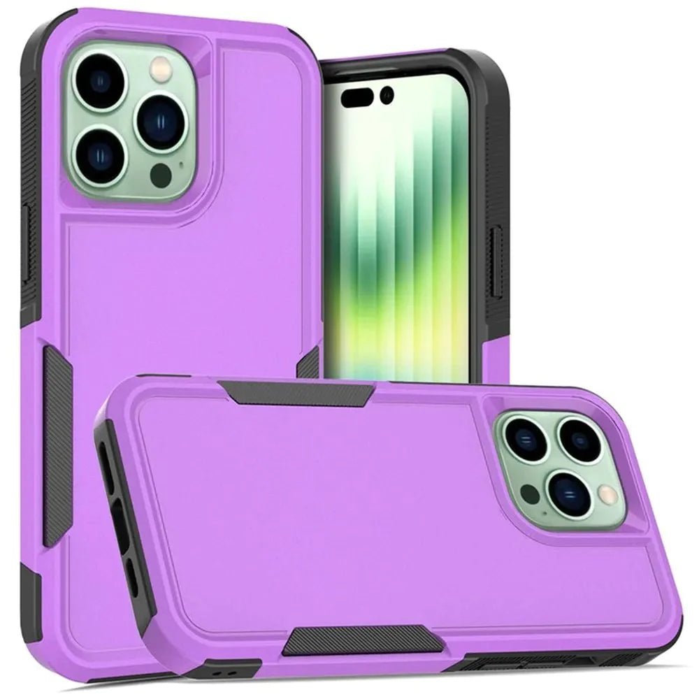 iPhone 15 Pro Purple Dual Layer Protective Case