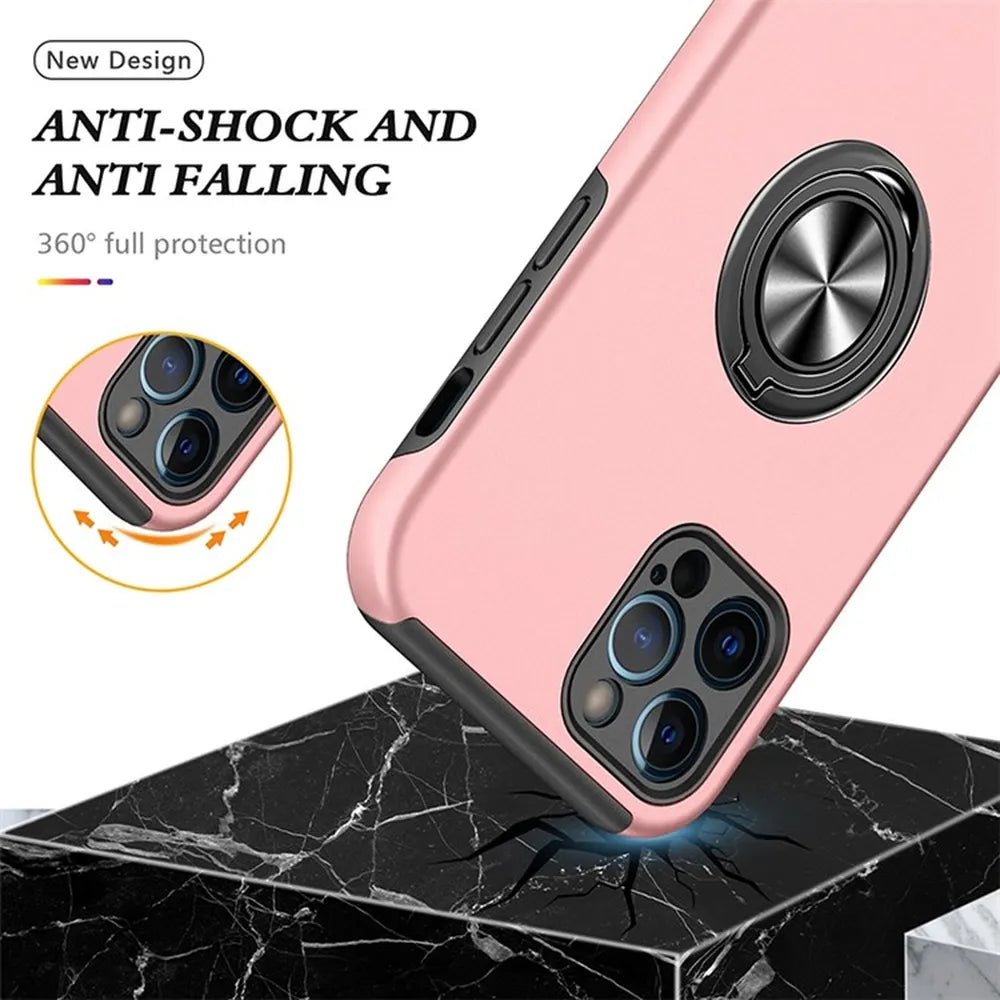 iPhone 14 Pro Max Pink Ring Case