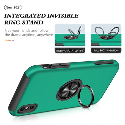 Armor Matte Ring - iPhone XR Case