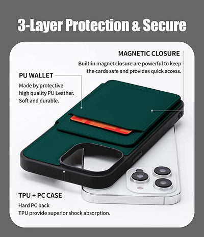 iPhone 15 Pro Max Wallet case with card slot