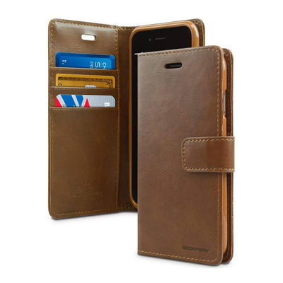 Google Pixel 6a Brown Leather Wallet Case