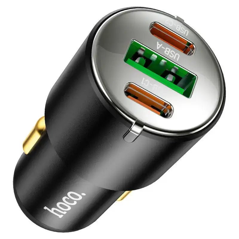 Dual USB C+ USB A Car Charger (45w) - Universal