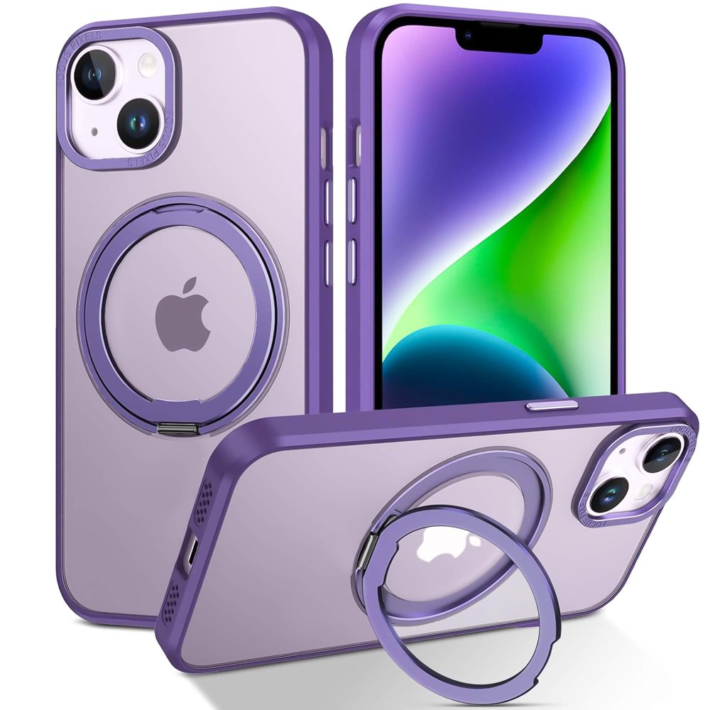 iPhone 14 Purple Magsafe Ring Cases