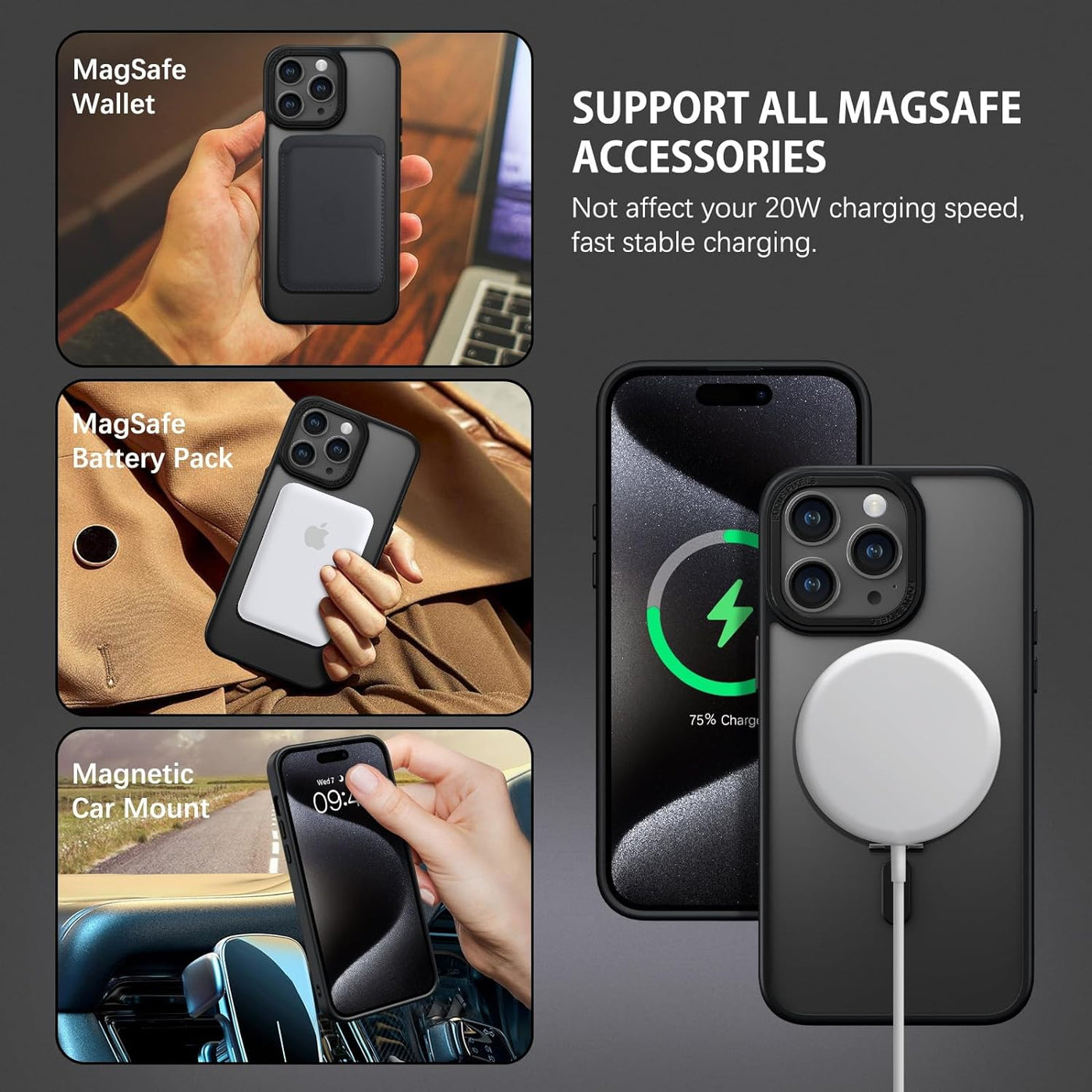iPhone 15 Pro Magsafe Ring Cases