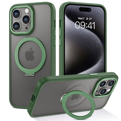 iPhone 15 Pro Green Magsafe Ring Cases