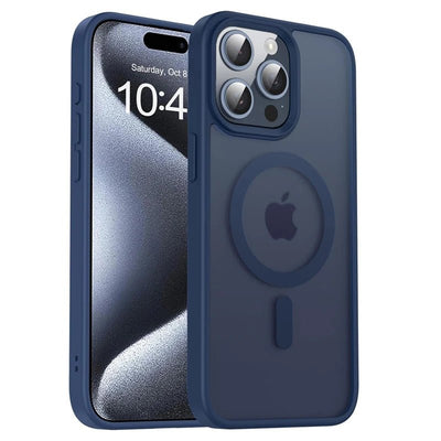 iPhone 15 Pro Max Blue Magsafe Case