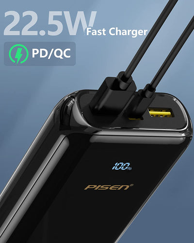 Portable Charger USB C Power Bank - PISEN