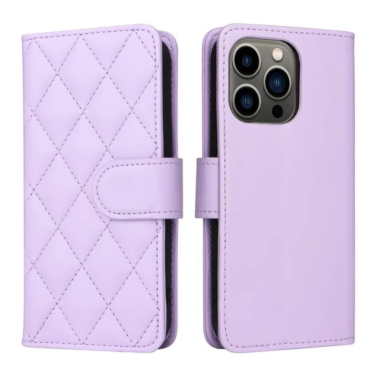 iPhone 15 Pro Leather Wallet Case
