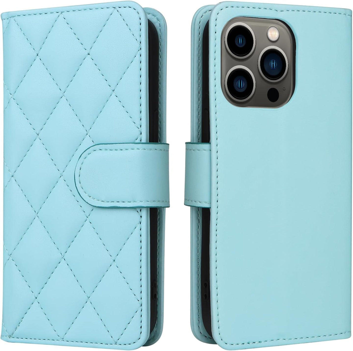 iPhone 15 Pro Max Leather Wallet Case