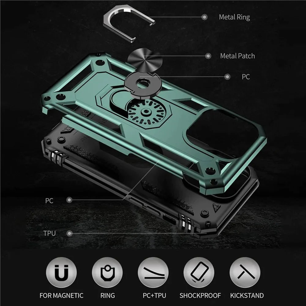 iPhone 15 Pro stand case with ring