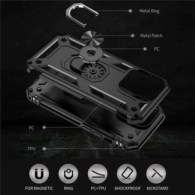 iPhone 15 Pro stand case with ring