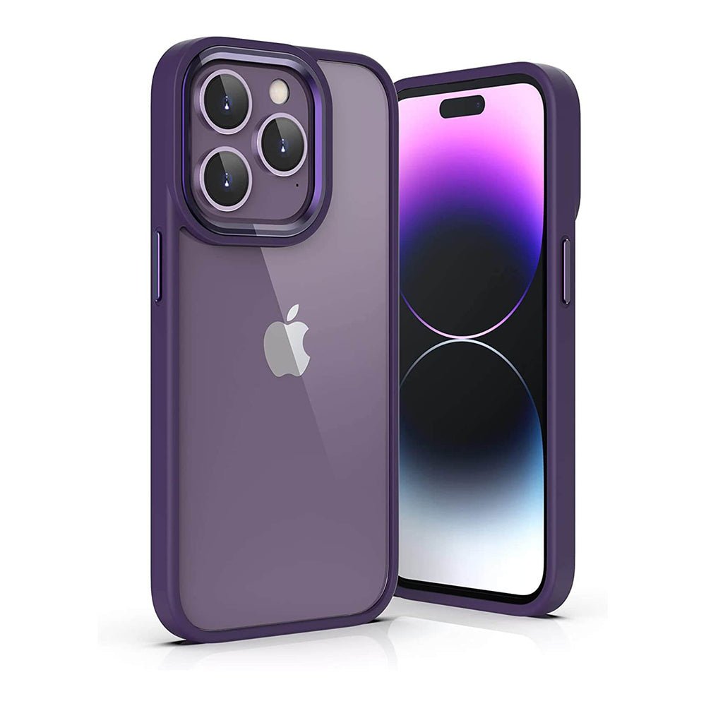 iPhone 15 Pro Purple Bumper Case
